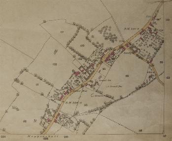 The north of the village in 1883